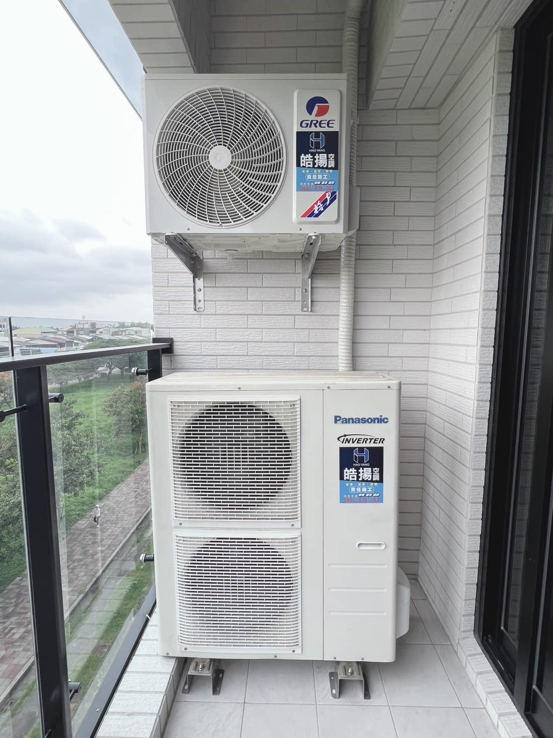 [皓揚空調案例]格力、國際牌安裝施工的第6張圖片