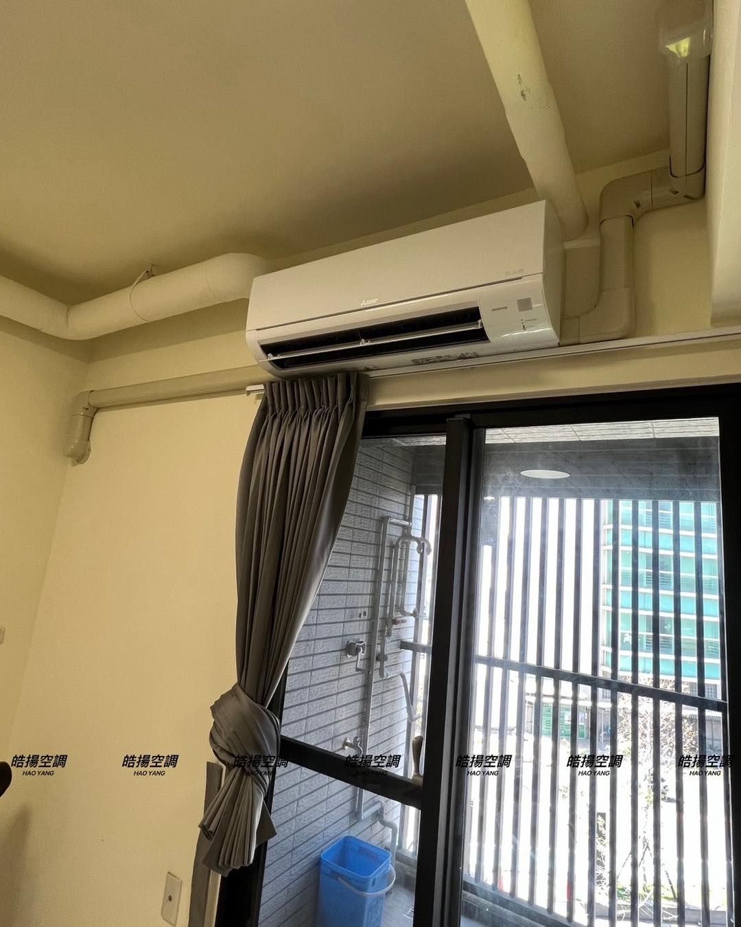 [皓揚空調案例]舊機換新機搭配美化修飾管槽的第2張圖片