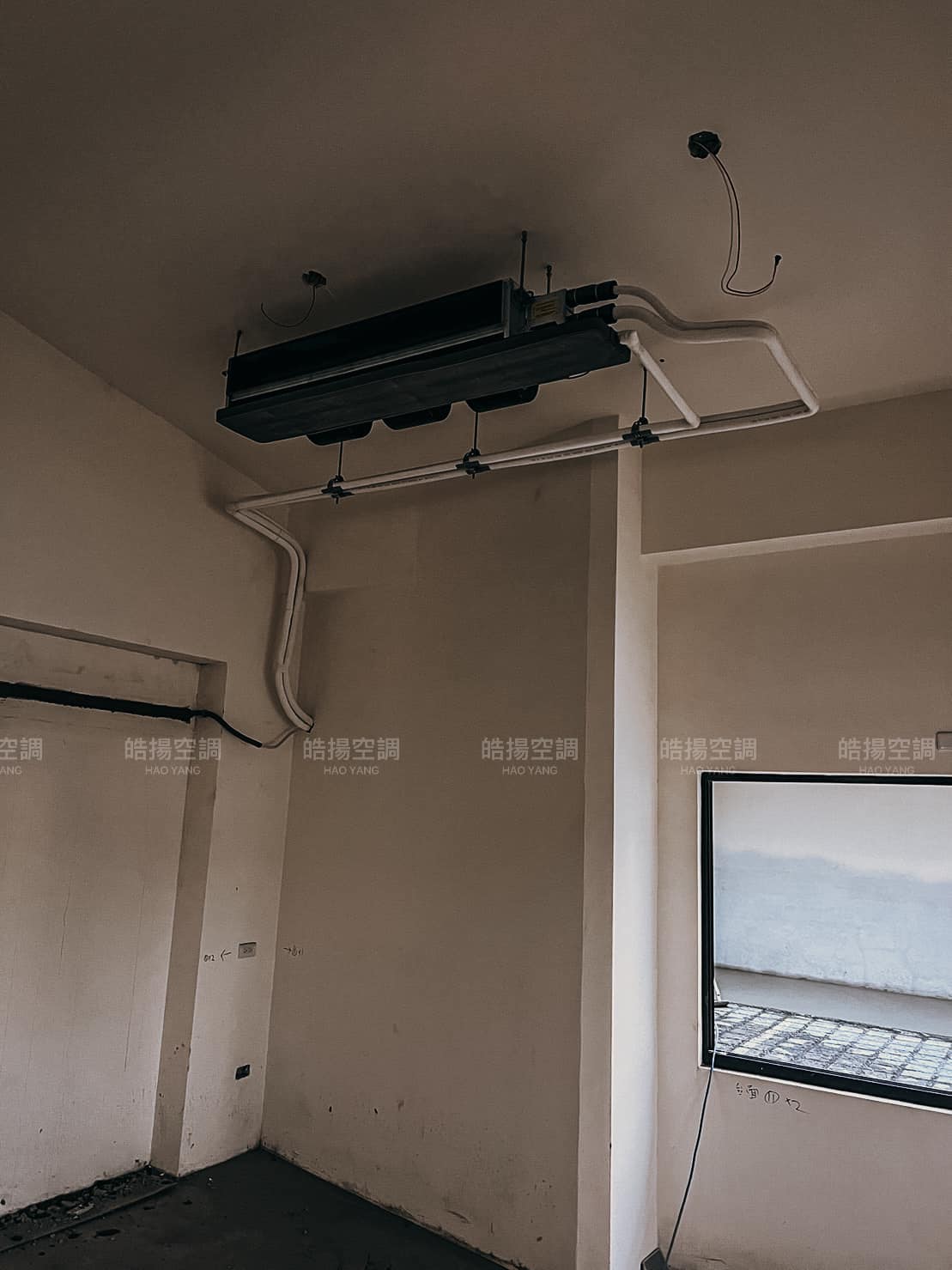 [皓揚空調案例]安裝吊隱式空調-未完待續的第5張圖片