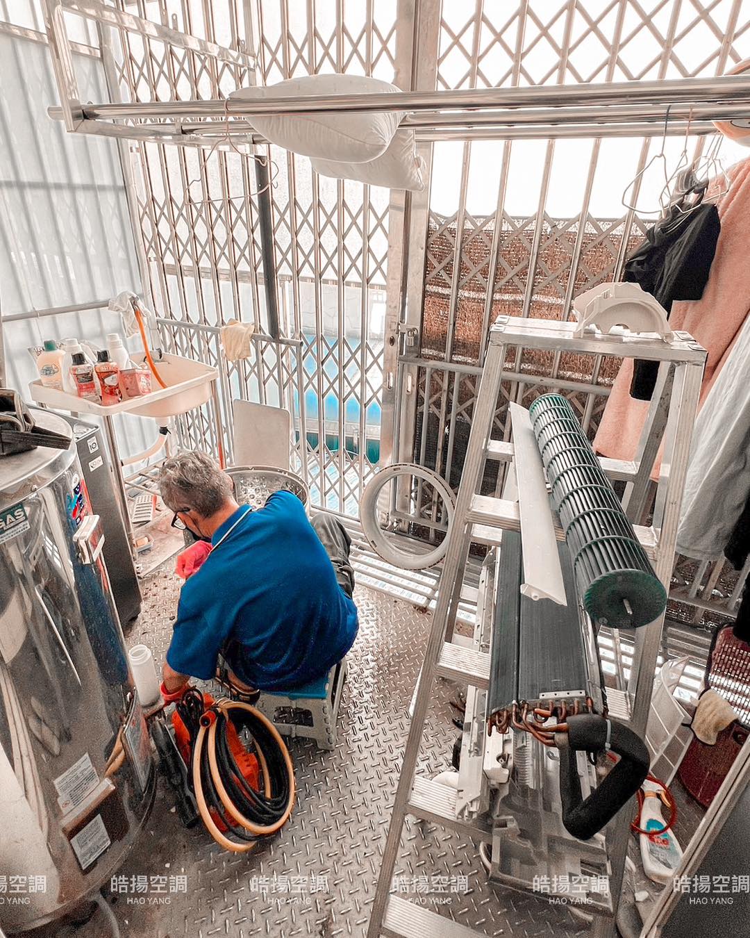 [皓揚空調案例]到府現場拆洗保養的第3張圖片