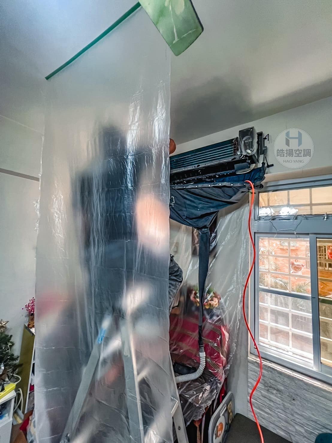 [皓揚空調案例]吊隱式、壁掛冷氣保養清洗的第2張圖片